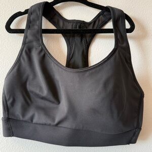 Athleta Black Racerback Sports Bra - 32B/C